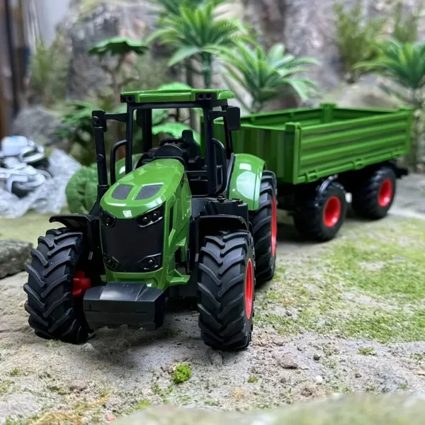 41.91cm Large Farm Tractor and Trailer Set
