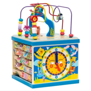 Wooden Activity Cube