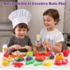 Pretend Play Food Kitchen Set