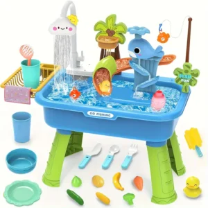 7a0eb216-5a11-4feb-b202-2be0096e33d0.webp Kids Water Table with Electric Pump