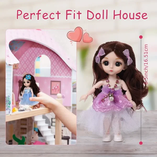 Elegant Mini Princess Doll Set