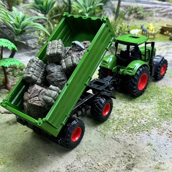 41.91cm Large Farm Tractor and Trailer Set