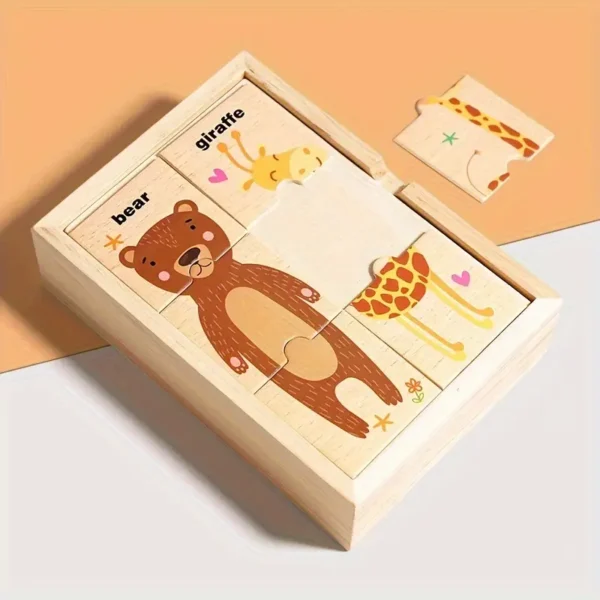 Wooden Animal Puzzle Toy