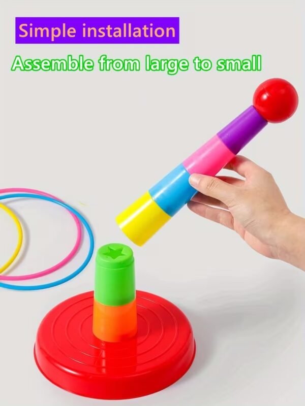 WhatsApp Image 2026-06-29 at 16.36.40 Rainbow Ring Toss Toy 6 Rings